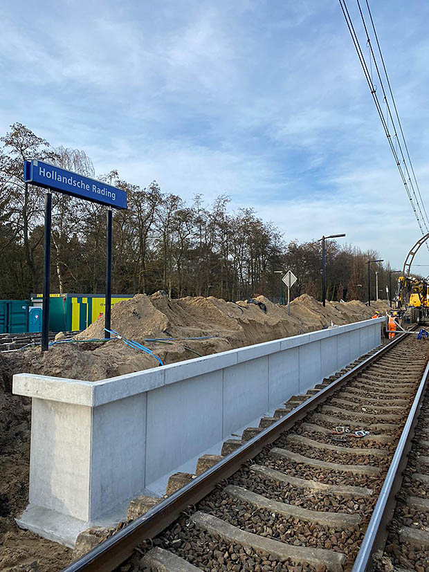 Duurzame Perronwanden Voor Grootste ProRail-stationscontract - GWW Totaal