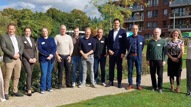 De deelnemende organisaties aan het WUR-VHG project ‘Zorg voor natuur’. Foto: VHG.